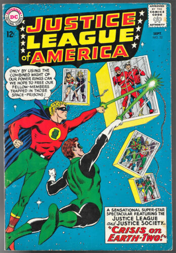 Justice League of America #22  2nd JLA/JSA story DC 1963,  Fox / Sekowsky  VG/FN - Picture 1 of 3