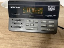   GRUNDIG Sonoclock 465 Radiowecker, 220V, Vintage Kult.