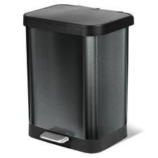 Glad Step Trash Can, Soft Close Lid Bin with ...