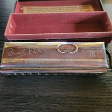 Borrah Minevitch Harmonica, Professional, Key Of C, plays and in box, 1936-1939