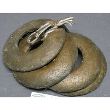 Copied - Set of 4 - Brass Quoits - 5-3/4 Diam...