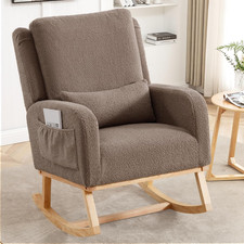 Rocking Chair Nursery, Teddy Nursing Rocking Chairs, Upholstered Nursery Glider
