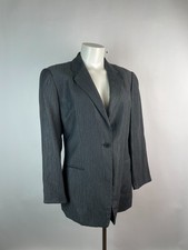 VTG 80s 90s Giorgio Armani Le Collezioni Blazer Jacket Line blend Gray 6