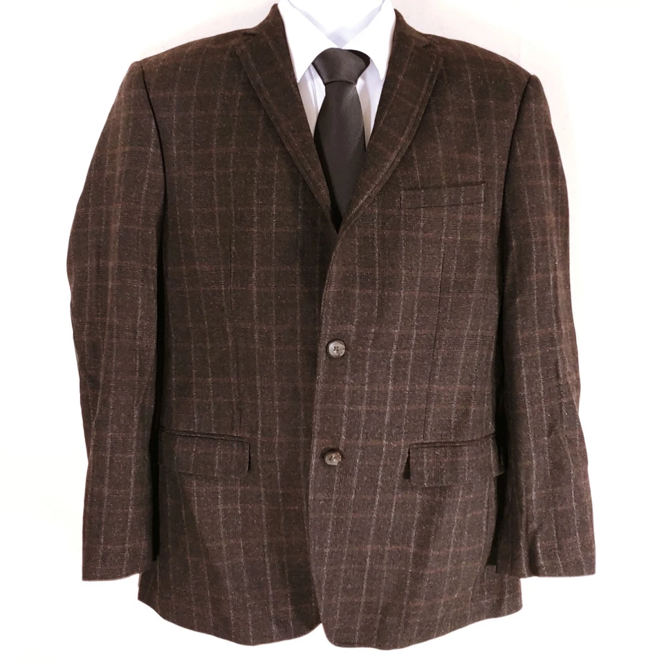 Abrigo deportivo Marc New York para hombre 40R ventana codo parche blazer 2 Bttn 2 ventilaciones Foto 2 de 4