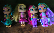 LOTE DE 4 MUÑECAS SHIMMER AND SHINE - FIGURAS SHIMMER SHINE LEAH SAMIRA