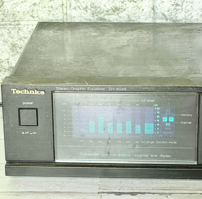 Technics「SH-8046」スペアナ・ダイレクトタッチ搭載グライコ Technics Sh-8046 Stereo 7 Band Graphic Equalizer for sale online