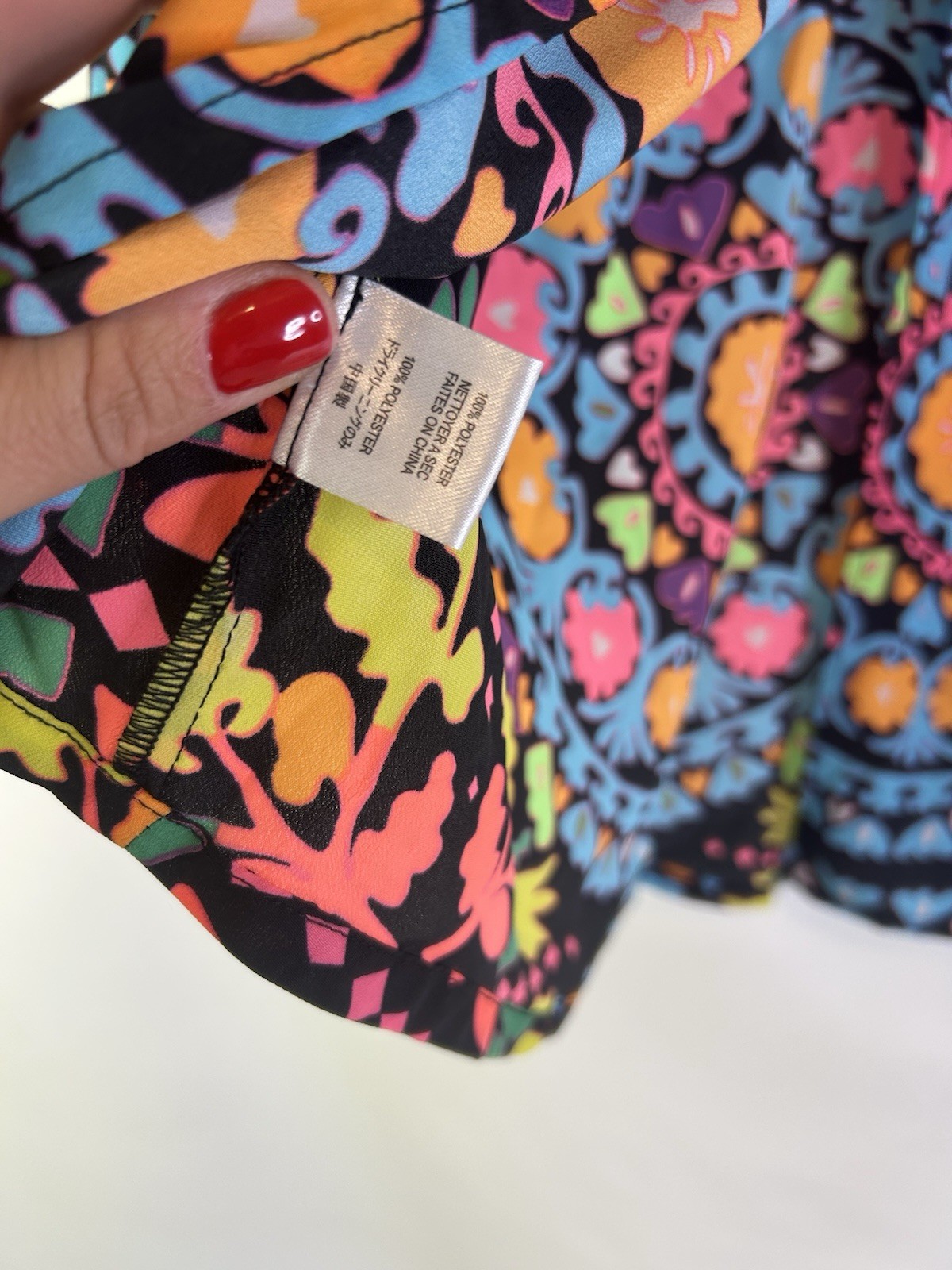 Mara Hoffman Rainbow Suzani Split Back Shirt Wome… - image 6