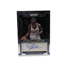 2021-22 Panini Prizm - Penmanship Quentin Richardson #PM-QRS (AU)