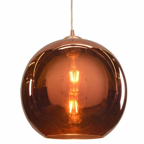 Access Lighting 28102-BCP/CP Glow 1 Light Pendant - 12"W - Copper - Picture 1 of 3