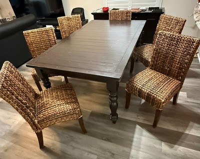 pottery barn ダイニングテーブルとチェア s-l400.jpg