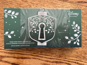 Disney Rewards Opening Ceremony Metal Key in Sealed Box