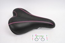 Vintage Velo VL 210 Schwinn BMX Bike Racing Seat Saddle Black Pink Comfort