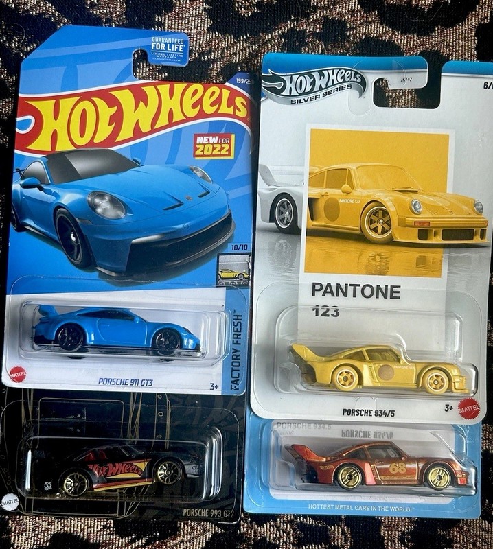 Hot Wheels Porsche Lot of 4! 911 993 934/5 X 2