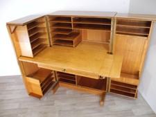 Hausbüro Magic Box Mid Century  Schreibtisch Mummenthaler & Meier Sekretär Nuß