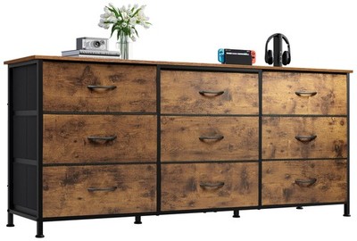 54''W Dresser for Bedroom, Dresser TV Stand for 55, 60, 65 inch TV, Wide  Ches... | eBay