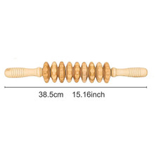 Wood Roller for Stomach Cellulite,Wooden Therapy Massage Tools for Body Shaping,