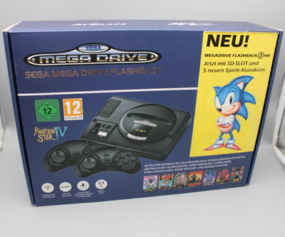 Sega Mega Drive Flashback HD Spielekonsole - Schwarz | OVP
