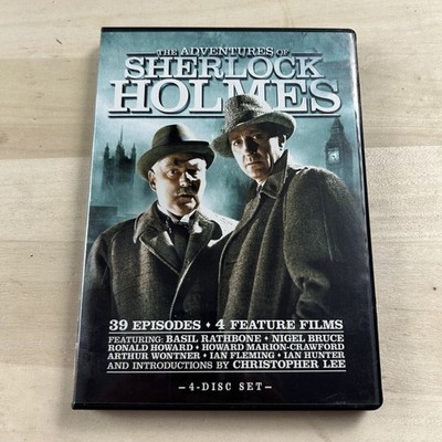 The Adventures of Sherlock Holmes DVD 1954 Basil Rathbone 4-Disc Set