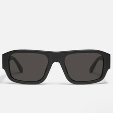 QUAY-MEN'S NIGHT CAP NO-NS-2088-MATTE BLACK /BLACK POLARIZED LENS SUNGLASSES