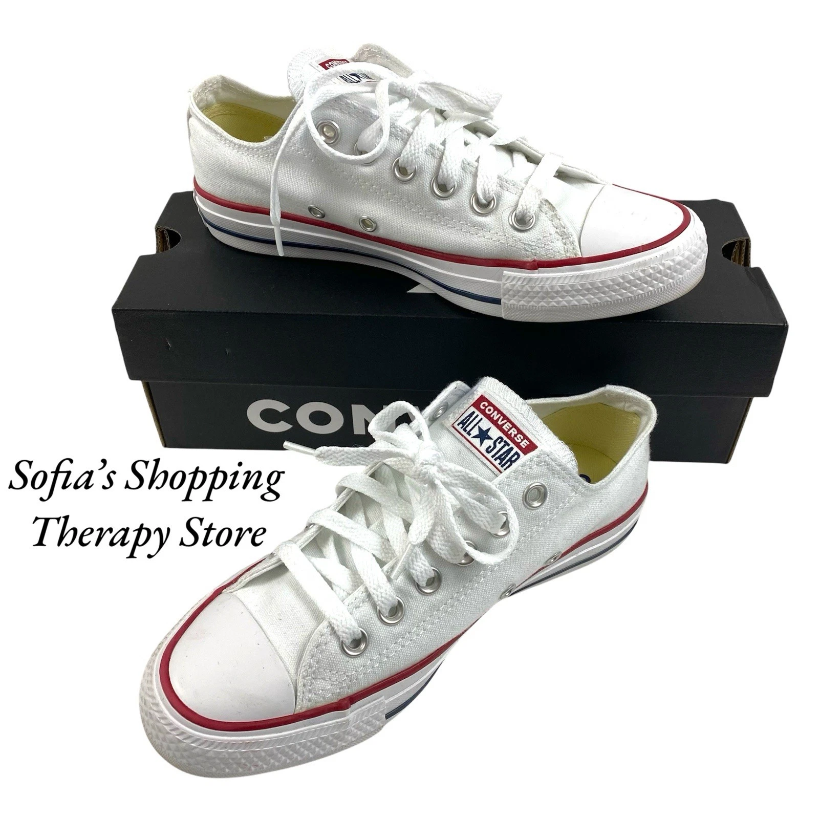 Converse donna Chuck Taylor All Star Ox ottiche bianche taglia 6 5