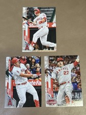 Mike Trout 3 Card Lot - 2020 Topps On Demand Mini 1, U243, U4 All-Star Active