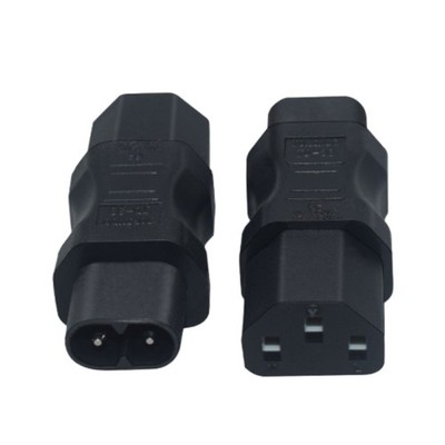 1PCS   C8 Male To C13 Female Power Plug AC250V 10A Power Adapter Converter #zc