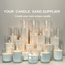 Candle Sand Wax Wedding Decor Pearled Candle Bulk 20.50lb 9.3kg with 150 Wicks