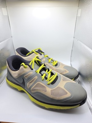 Nike Lunar Ascend II Men's Golf Shoes Size 9.5 Gray Black Lime Green 628340-002