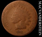 1876 Indian Head Cent - Scarce  Semi-key  Better Date  No Reserve  #K1050