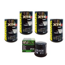 KIT TAGLIANDO OLIO BARDAHL XT4S 10W40 4 LITRI + FILTRO HIFLO HF138 04BD32F2