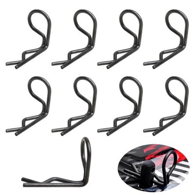 50-Pack 90-Degree Angle Body Clips Bent Pins for All 1/10 Scale Model