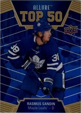 2019-20 Upper Deck Allure Top 50 Blue #T5049 Rasmus Sandin - HKY