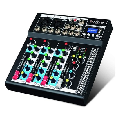 Boytone BT-34MX Professional Audio Mixer Sound Board Console System Interface 4