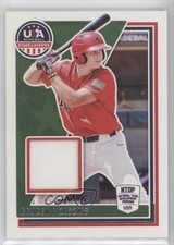 2022 Panini USA Baseball Stars & Stripes Materials Braden Holcomb #USAM-BH 3r4