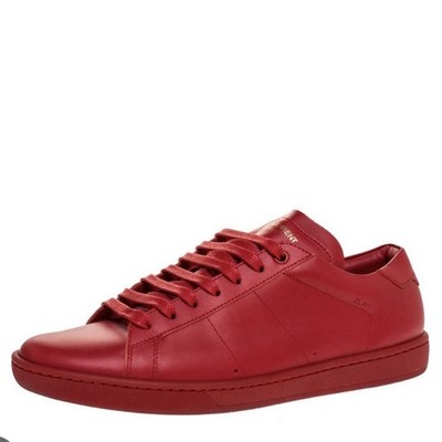 Saint Laurent SL/01 Leather Lac Up Sneakers