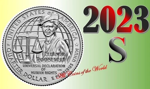 2023-S American Women Quarters Eleanor Roosevelt Proof — photo from the most recent tracked eBay sale