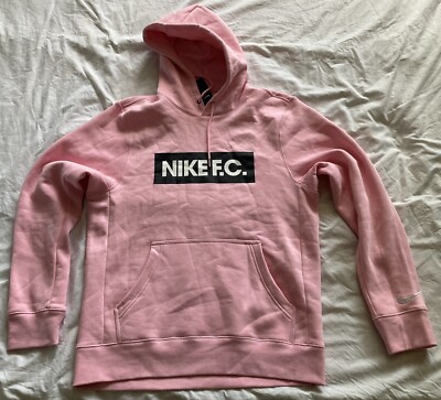 nike fc hoodie pink