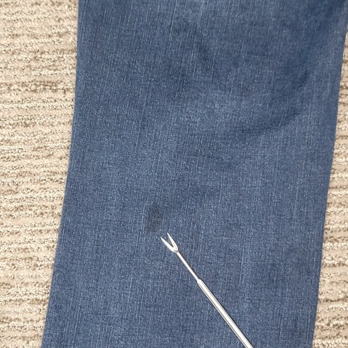 Chaps Size 4 / 27 Girls Jeans Mid Rise Kick Missy Blue Denim - Picture 7 of 11