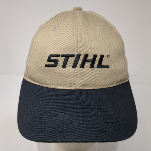 STIHL Outfitters Strapback Baseball Cap Brown One Size Adjustable Embroidered - Picture 2 of 8