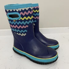 bogs zigzag stripes navy