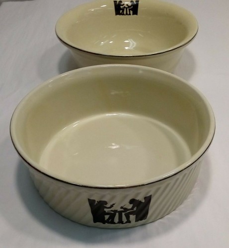 Hall’s Silhouette Bowl and Dish Set - Picture 2 of 2