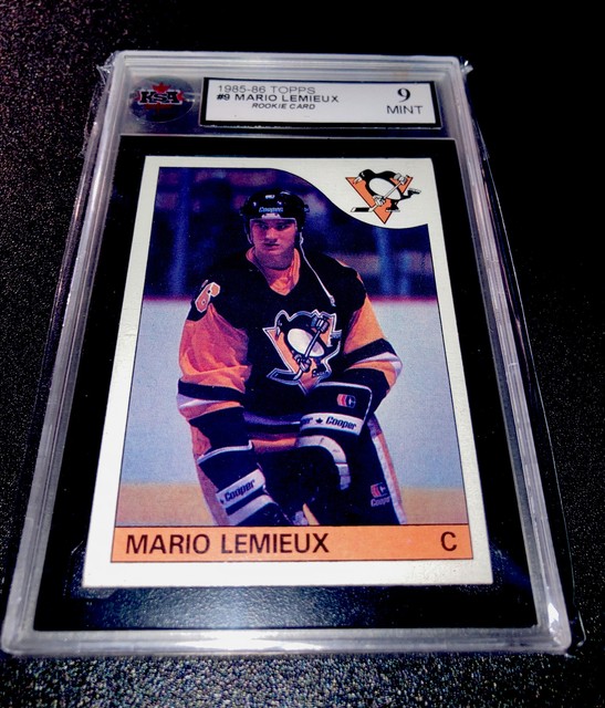 1985 Topps Hockey Mario Lemieux ROOKIE RC 9 SGC 9 MINT PWCC S EBay