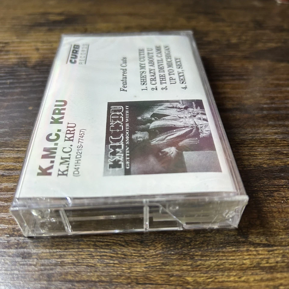 KMC KRU Gettin' Smooth with it 1994 Cassette Tape New and Sealed - Image 4 of 4