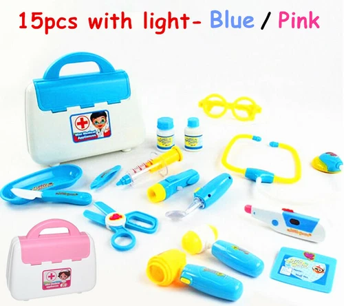 Pretend Kids Doctor Nurse Medical Case Role Play Set Gift Toy Educational Kit AU