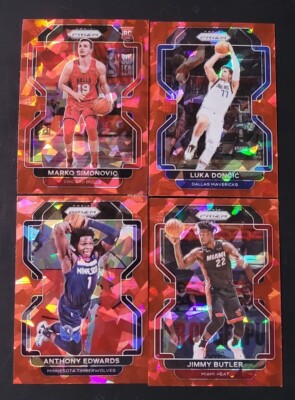2021-22 Prizm Basketball RED ICE PRIZMS 1-241 You Pick - 2 Card Minimum