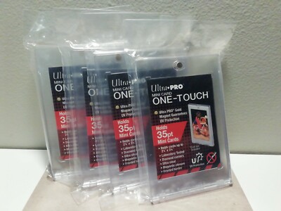 ULTRA PRO ONE-TOUCH 35 PT MINI LOT OF 4 **NEW**