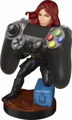 Marvel Avengers Black Widow Cable Guys Smartphone / Controller Holder + USB 2 mt.