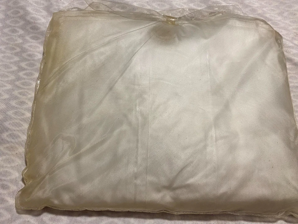 Impermeable Vintage Años 60 Damas Vinilo Transparente Esmerilado Talla Mediana Estilo #146 Nuevo de Lote Antiguo Foto 4 de 4