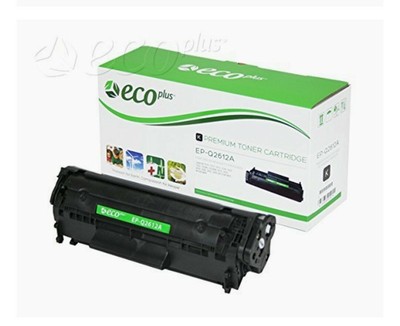 Eco Plus Premium Toner Cartridge EPQ1612A Black Compatible With Hewlett Packard 