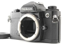 NEAR MINT Nikon FE Black 35mm SLR Film Camera Body From JAPAN